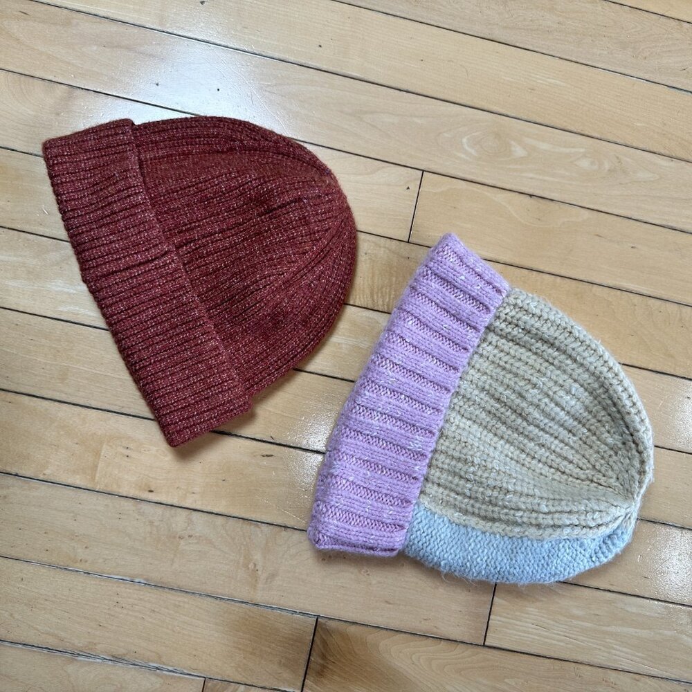 Set Of 2 Universal Thread Super Soft Beanie Hat C… - image 5